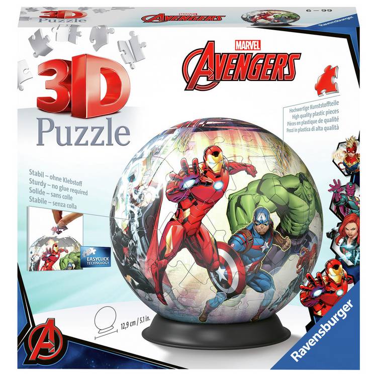 Avengers 3D puzzle 72 pieces (British brand)
