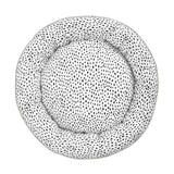 Doughnut Dog Bed Spotty Dot Print Large (British brand)