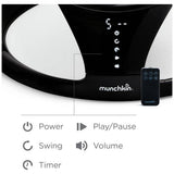Munchkin Bluetooth baby swing chair black for newborns, UK version