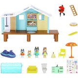 Bluey Beach Cabin Exclusive Bundle playset, UK version