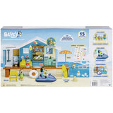 Bluey Beach Cabin Exclusive Bundle playset, UK version