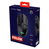 GXTrust Felox wired gaming mouse black, imported from the UK
