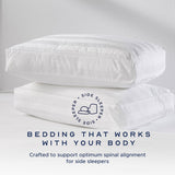 Snuggledown Side Sleeper Pillow 2 Pack, UK version