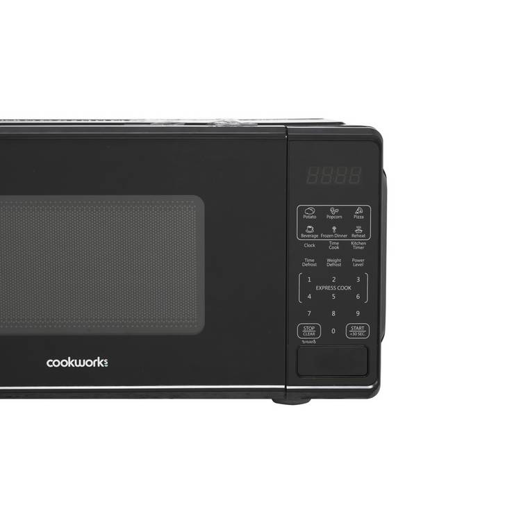 Cookworks digital microwave black 700W 17L, imported from the UK