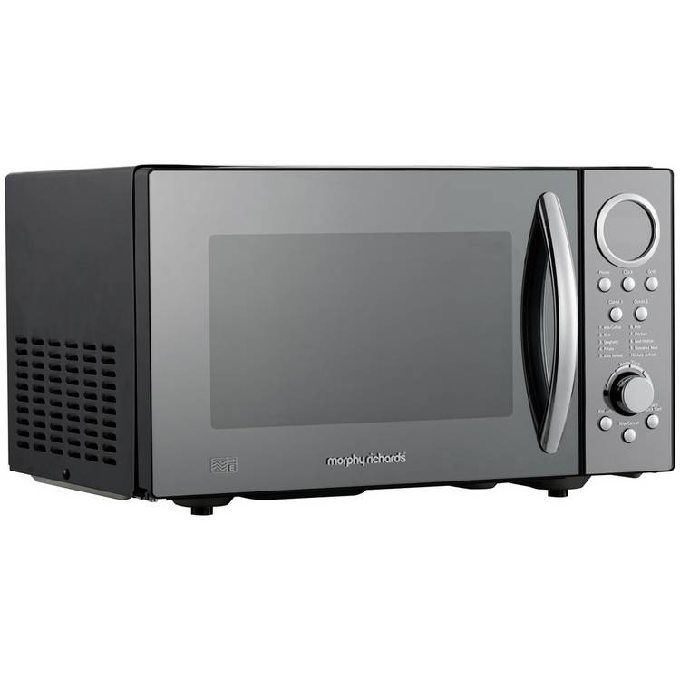 Morphy Richards 900W grill microwave black, UK version