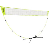 Opti badminton set pop-up net 10ft racquets shuttlecocks, UK version