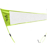 Opti badminton set pop-up net 10ft racquets shuttlecocks, UK version