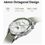 HUAWEI smartwatch green woven strap 46mm, UK version