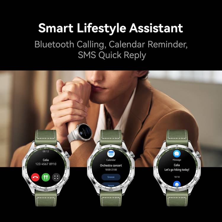 HUAWEI smartwatch green woven strap 46mm, UK version