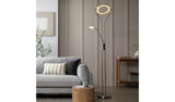 Argos Home LED uplighter floor lamp chrome, British product