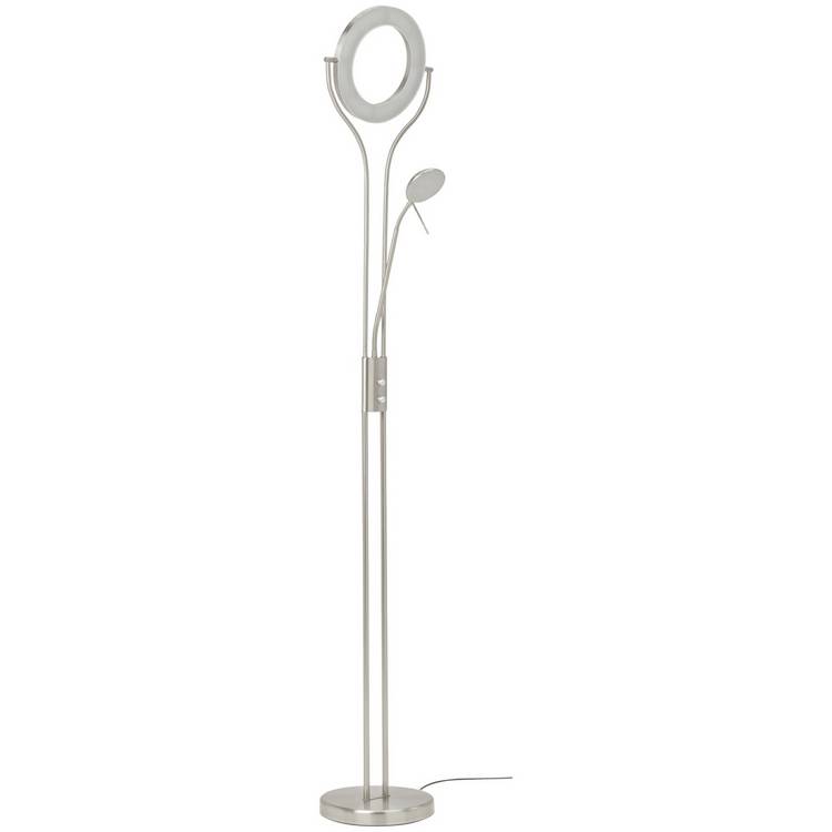Argos Home LED uplighter floor lamp chrome, British product
