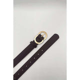 Superdrug SVNX Gold Metal Buckle Belt in Dark Brown- Buy online at McGrocer