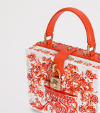 Dolce & Gabbana Dolce Box resin handbag top-handle, imported from the UK