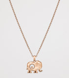 Chopard rose gold Happy Diamonds elephant necklace - British product