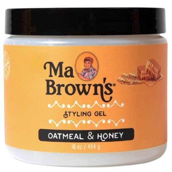Ma Brown's Styling Gel with Oatmeal and Honey, imported from the UK