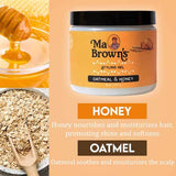 Ma Brown's Styling Gel with Oatmeal and Honey, imported from the UK