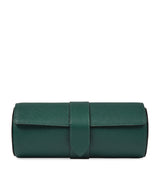 Harrods Smythson Panama Leather Watch Roll 8cm x 20cm- Buy online at McGrocer
