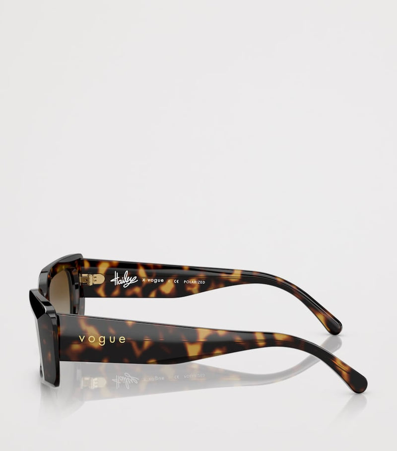 Vogue acetate pillow sunglasses tortoiseshell, imported from the UK