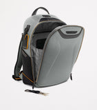 Sleek Backpack with Carbon Fibre Accents and USB Port, 43cm x 30.5cm x 14cm