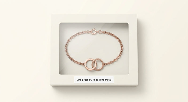 Cartier rose gold LOVE chain bracelet, imported from the UK