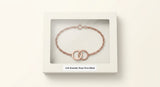 Cartier rose gold LOVE chain bracelet, imported from the UK