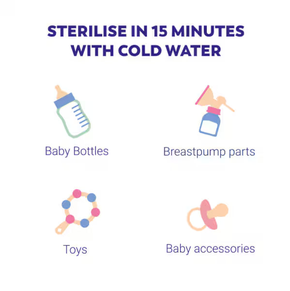 Milton Sterilising Fluid 500ml solution, imported from the UK