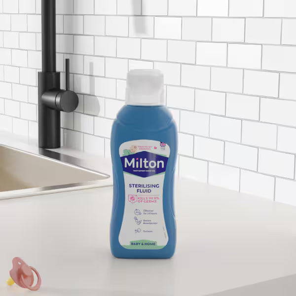 Milton Sterilising Fluid 500ml solution, imported from the UK