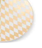 Prada chequerboard charger plate 28cm, imported from the UK