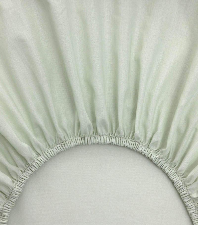 Yves Delorme Batiste Amande double fitted sheet 140x200cm - British product