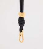 LOEWE wristlet strap calfskin leather gold hardware (British brand)