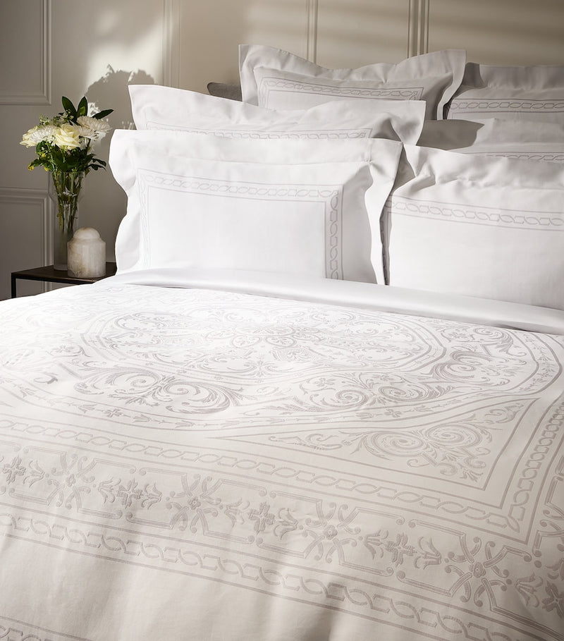 Celso de Lemos Versailles pillowcase Egyptian cotton silk (British brand)