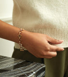 Boodles rose gold diamond blossom bracelet chain 19cm - British product