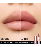 Givenchy Le Rouge Sheer Velvet refillable matte lipstick - British product