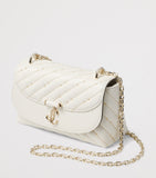 Jimmy Choo Curve small biker leather quilted bag, UK version