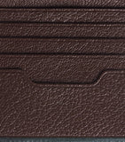Swaine leather compact bifold wallet - British product
