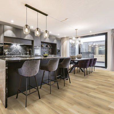 Costco UK Golden Select Cambridge Rigid Core SPC Luxury Vinyl Flooring Planks with Foam Underlay - 1.33 m² Per Pack- Buy online at McGrocer