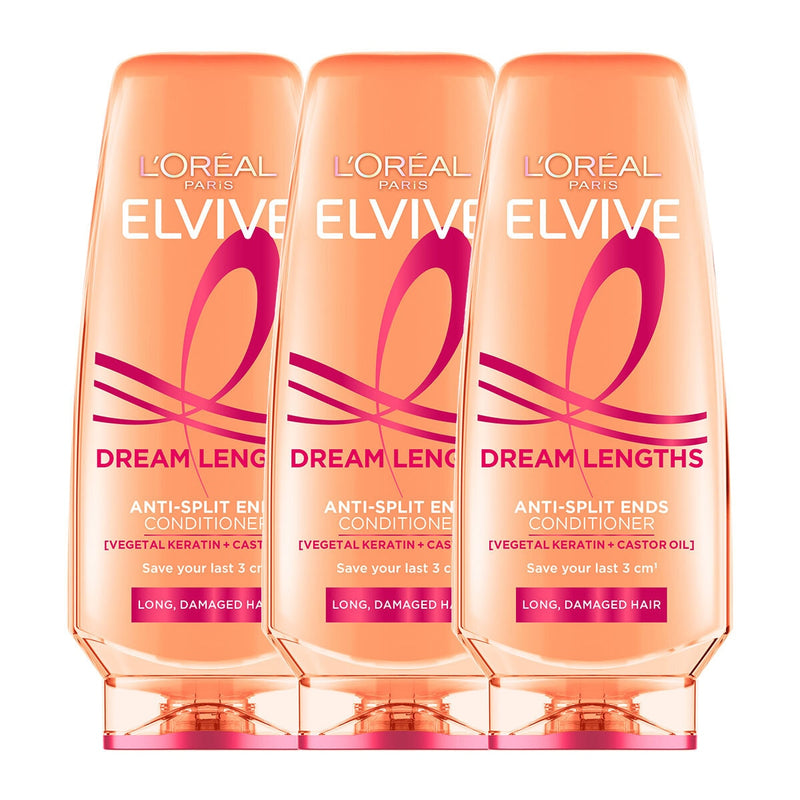 L'Oreal Elvive Dream Lengths conditioner 3 x 500ml, UK version