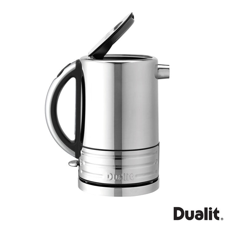 Dualit Architect kettle and 4-slot toaster in matt black, imported from the UK