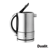 Dualit Architect kettle and 4-slot toaster in matt black, imported from the UK