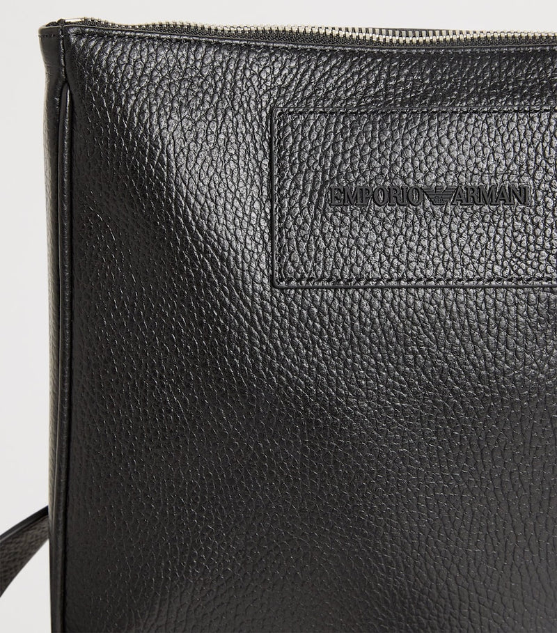 Emporio Armani leather cross-body bag, imported from the UK