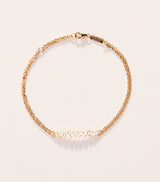 Harrods Suzanne Kalan Rose Gold and Diamond Classic Bar Bracelet 18cm- Buy online at McGrocer