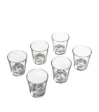 Fornasetti Tema e Variazioni glasses set of 6 - British product