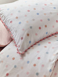 Sage green gingham reversible duvet cover and pillowcase set, imported from the UK