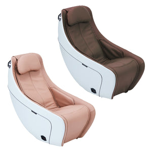Compact Massage Chair with Tapping, Kneading, and Hip Movement in Two Colors