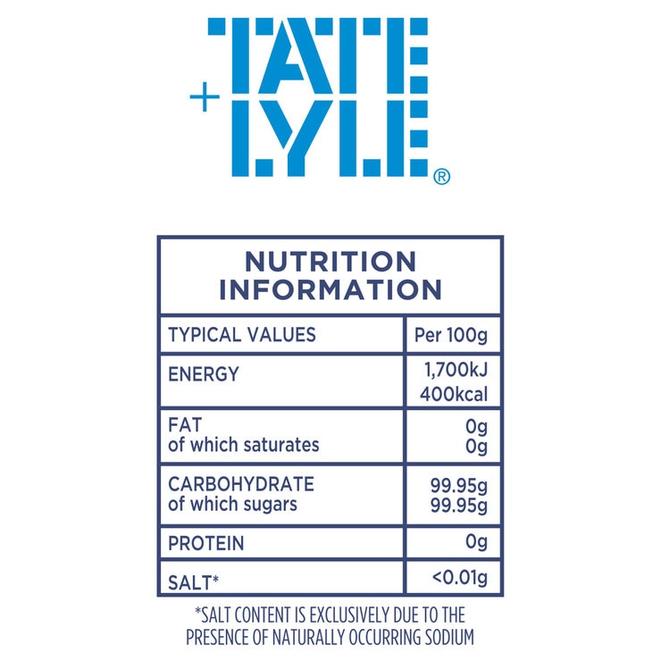 Tate & Lyle Granulated Sugar 5kg Bag (British brand)