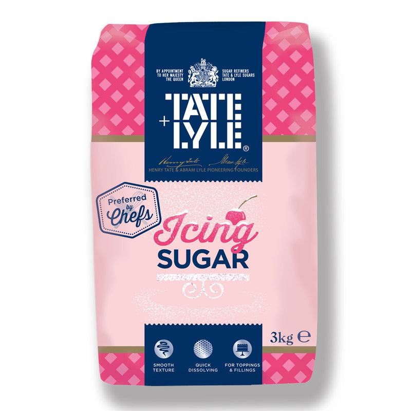Tate & Lyle Fairtrade Icing Sugar 3kg (British brand)