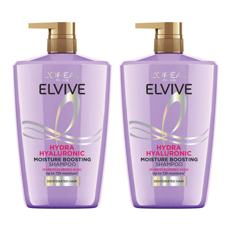 L'Oreal Paris Hydra Hyaluronic Shampoo 2 x 1L, UK version