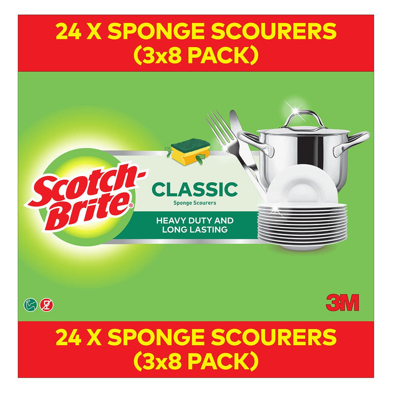 Scotch-Brite scourer 24 pack (British brand)