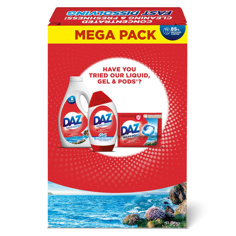 Daz Universal Bio laundry powder 125 wash - British product