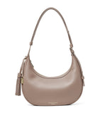 Aspinal Of London Soho Crescent small leather shoulder bag, UK version